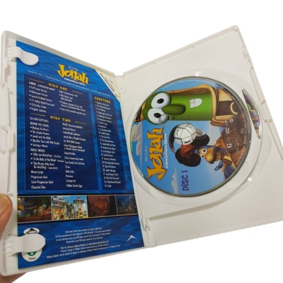 Lot of 3 VeggieTales DVDs Pirates, Jonah, Noah's Ark Movies Lessons Collectors - Picture 6 of 14